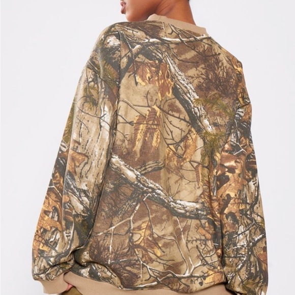 PTL khaki Camouflage printed Sweater - Picture 6 of 6